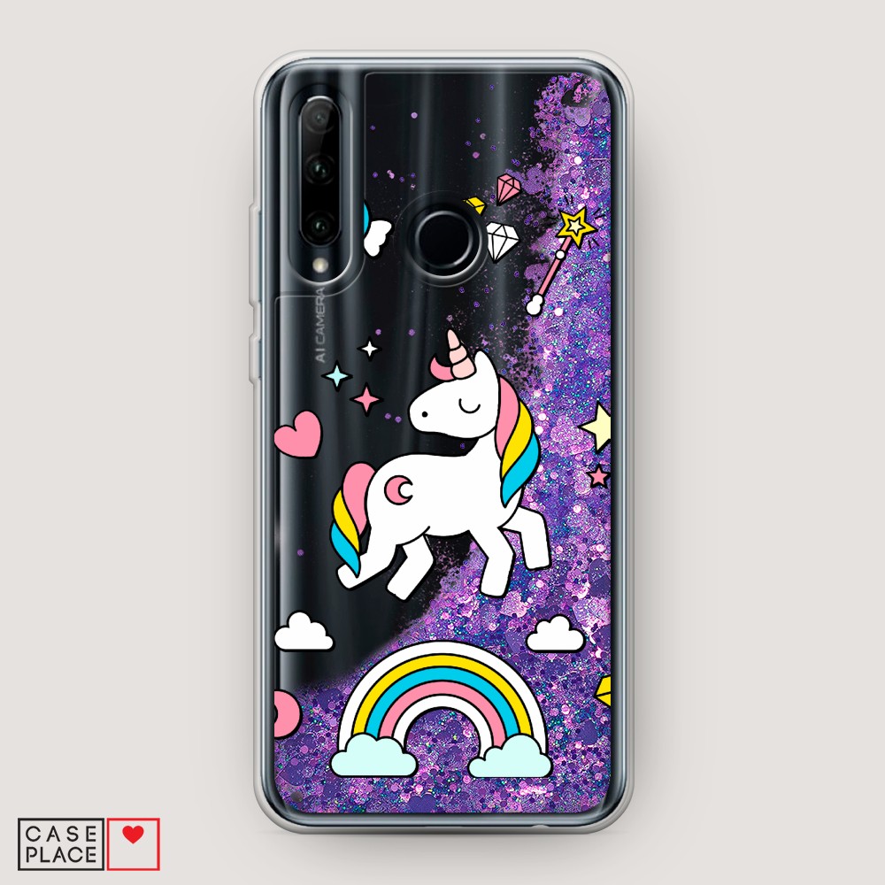 

Чехол Awog на Honor 10i/20 lite 2019/P Smart Plus 2019 "Принцесса единорог", Разноцветный, 68992-1