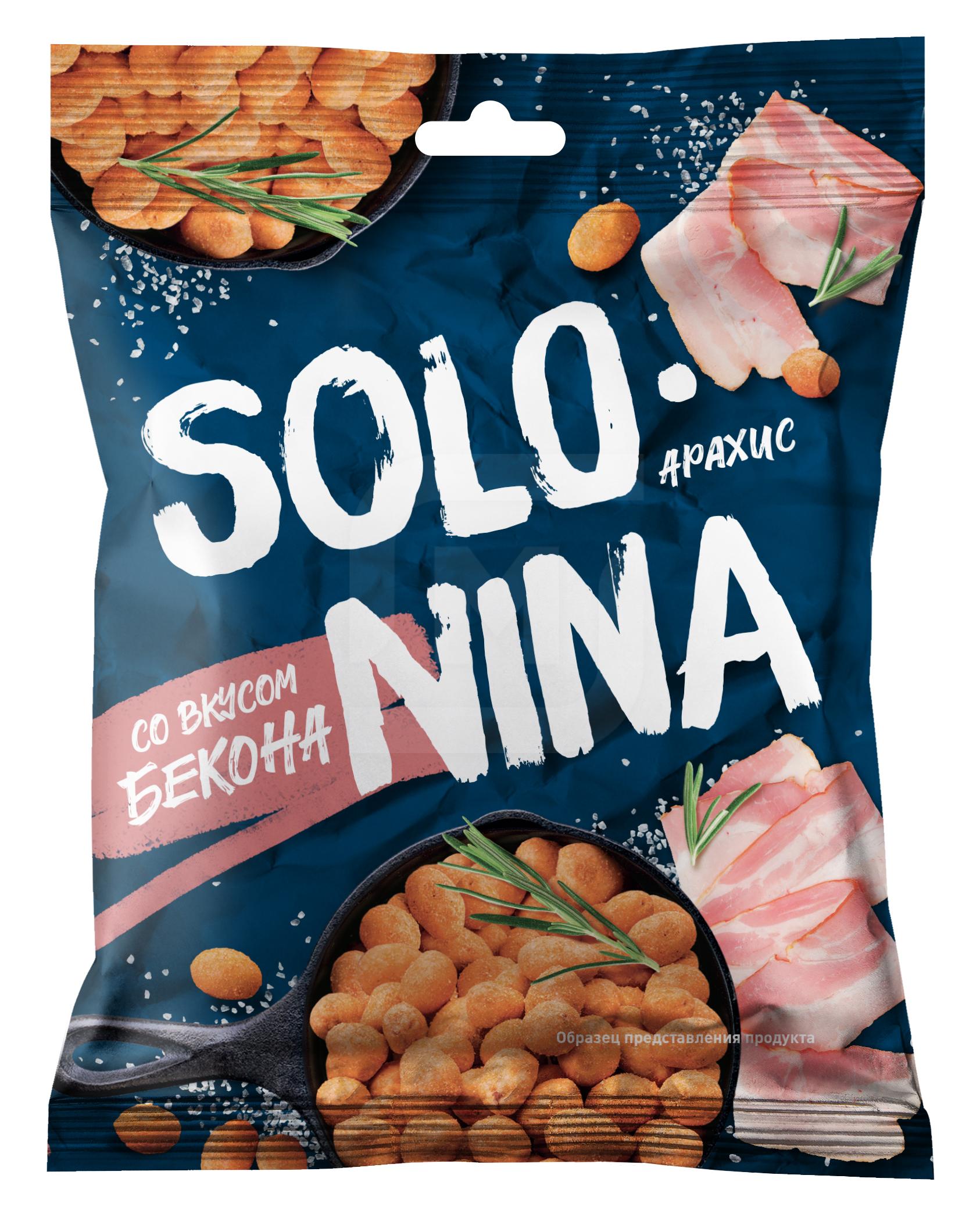 фото Арахис solo nina со вкусом бекона 70 г