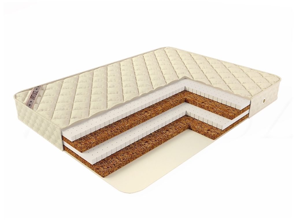 

Матрас анатомический беспружинный Virtuoz Априори 140х195х13, Белый, Априори