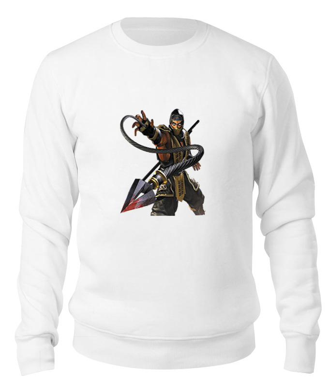 

Свитшот унисекс Printio Mortal kombat белый L, Mortal kombat