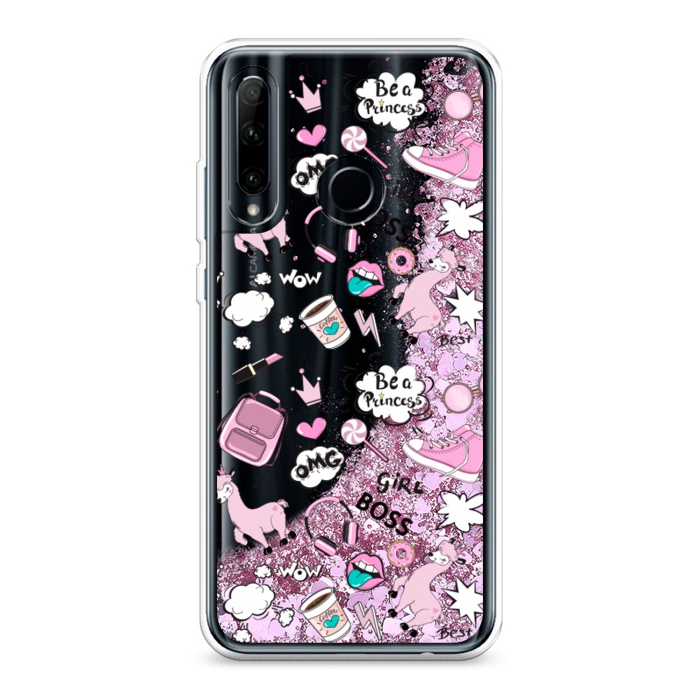 Чехол Awog  на  Honor 10i/20 Lite 2019/20e/Huawei P Smart Plus 2019 Стильная лама