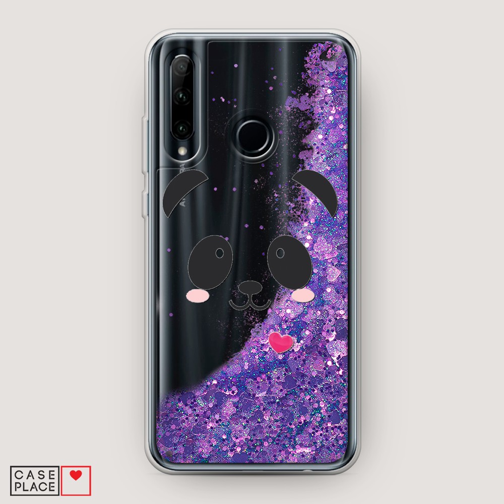 

Чехол Awog на Honor 10i/20 lite 2019/P Smart Plus 2019 "Влюбленный панда контур", Разноцветный, 68992-1