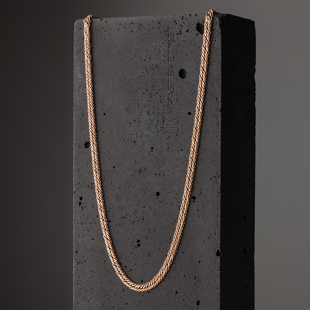 

Цепочка из золота 50 см Красцветмет НЦ12-203ПГd-0,5, НЦ12-203ПГd-0,5