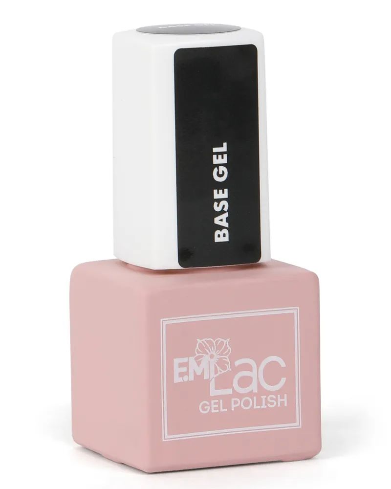 База для гель-лака EMI 6 мл прозрачный гель блеск c кислым ph gloss acidic clear transparent hair color me