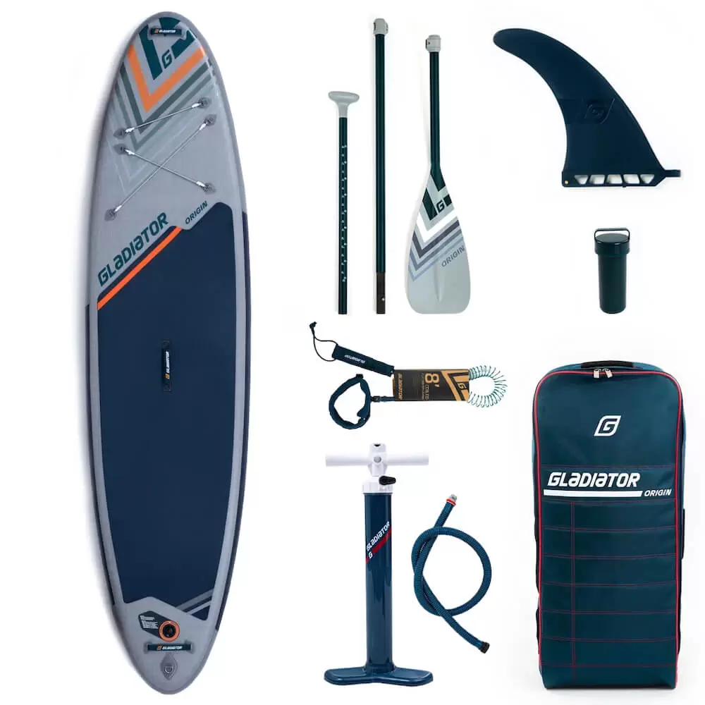 SUP-борд Gladiator Origin 323x81x12 см gray/blue