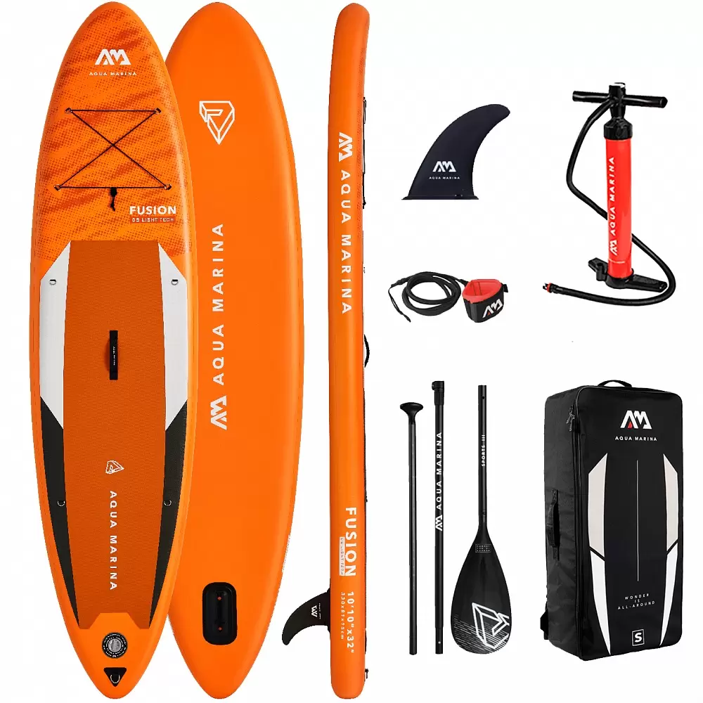SUP-доска Aqua Marina All-Around Fusion 10,1\' 330х81х15 см насос, весло, лиш, до 150 кг