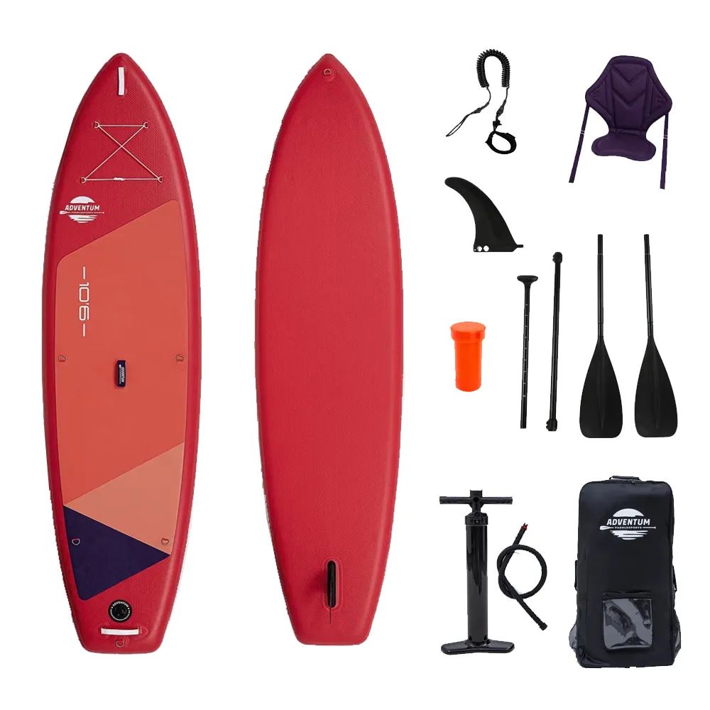 SUP-борд Adventum 10.6 323x81x15 см red