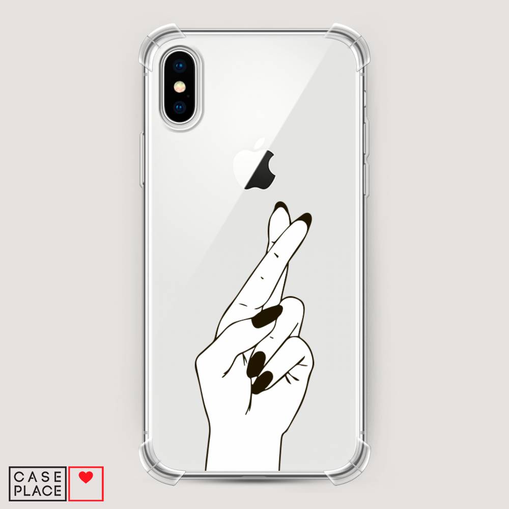 

Чехол Awog на Apple iPhone XS Max (10S Max) / Айфон XS Max (10S Max) "Пальцы графика", Разноцветный, 11951-1