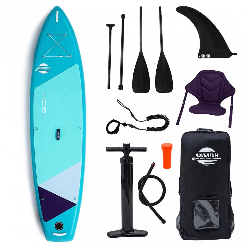 SUP-борд Adventum 10.6 323x81x15 см teal