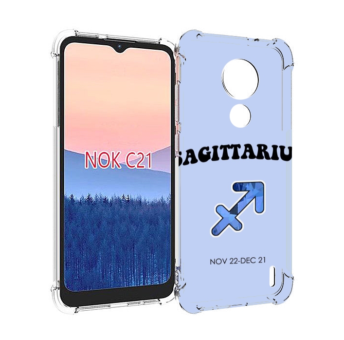 

Чехол MyPads знак зодиака стрелец 1 для Nokia C21, Прозрачный, Tocco