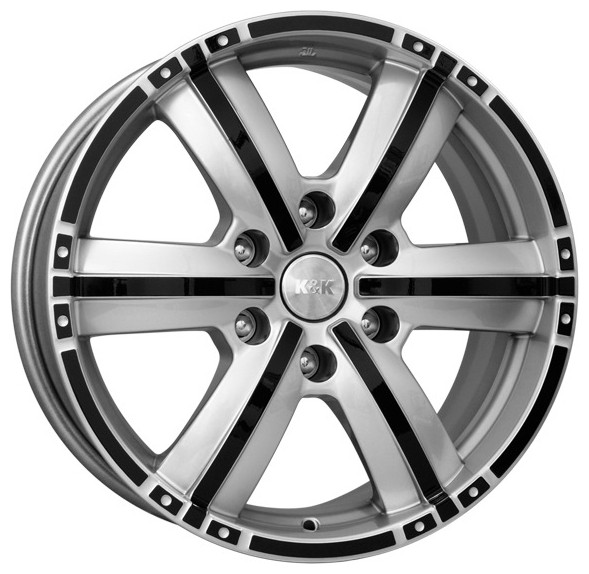 

Колесный диск K&K Окинава-оригинал HB 7.5x17/6x139.7 ET25 D106.1, Серый;черный