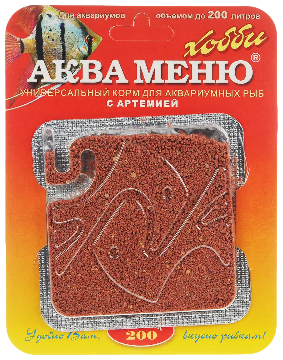 

Универсальный корм Аква МЕНЮ УНИКЛИК - 200, с артемией