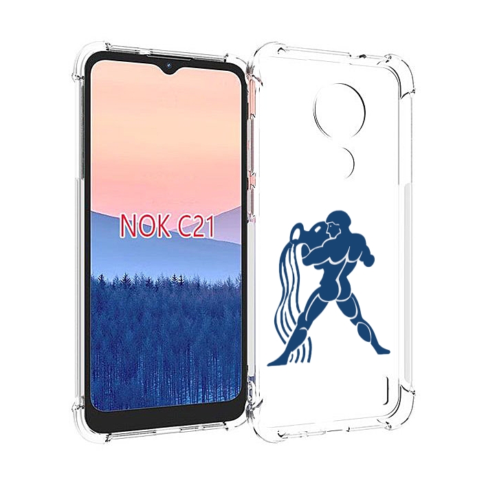 

Чехол MyPads знак-зодиака-водолей7 для Nokia C21, Прозрачный, Tocco