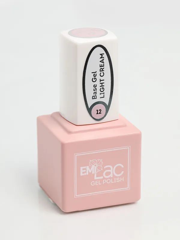 База для гель-лака EMI Светло-кремовый №12 9 мл камуфлирующая база lovely светло розовая 12 мл