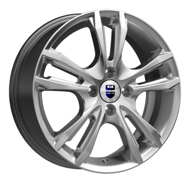 

Колесный диск K&K Samara-Оригинал GBFP 6x16/5x114.3 ET43 D67.1, Серебристый