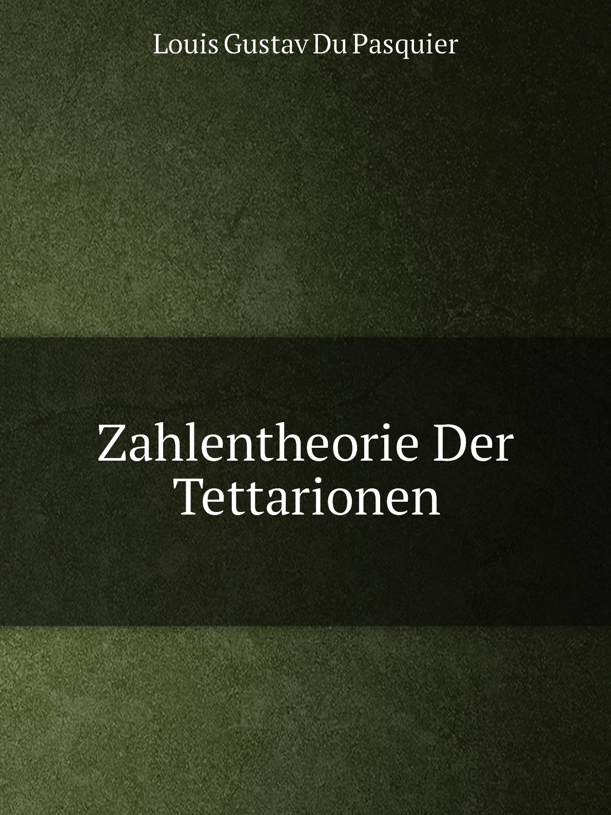 

Zahlentheorie Der Tettarionen