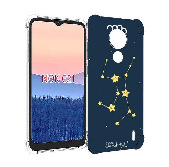 

Чехол MyPads знак-зодиака-дева-3 для Nokia C21, Прозрачный, Tocco
