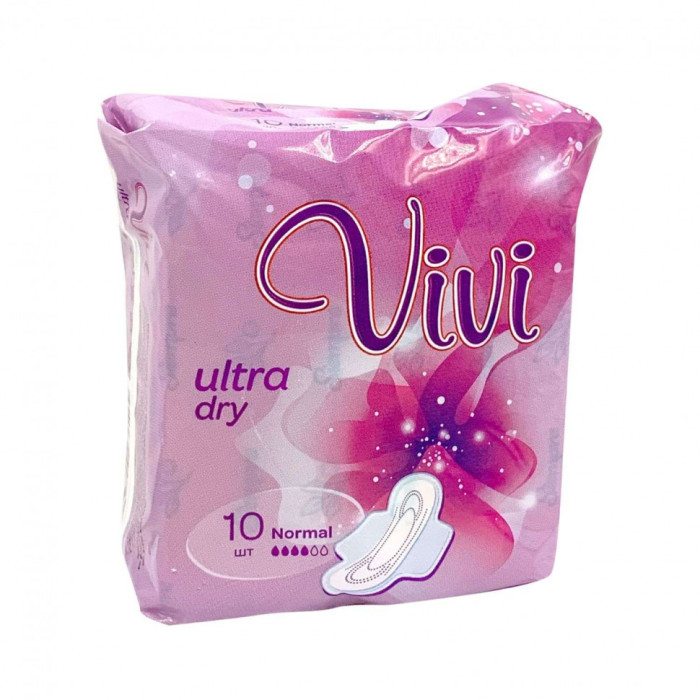 

Прокладки женские гигиенические Vivi Comfort Normal Dry 10 шт, Белый