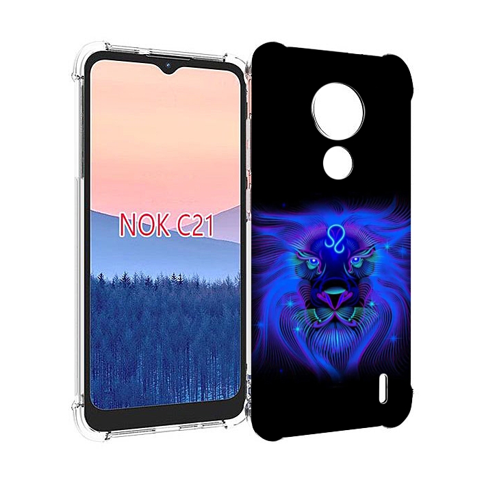 

Чехол MyPads знак-зодиака-лев-3 для Nokia C21, Прозрачный, Tocco