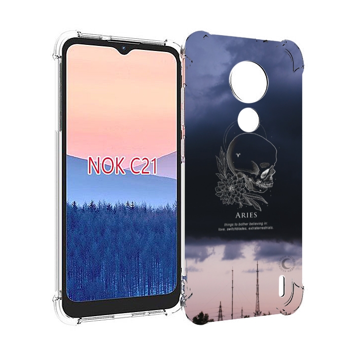 

Чехол MyPads знак-зодиака-овен-4 для Nokia C21, Прозрачный, Tocco