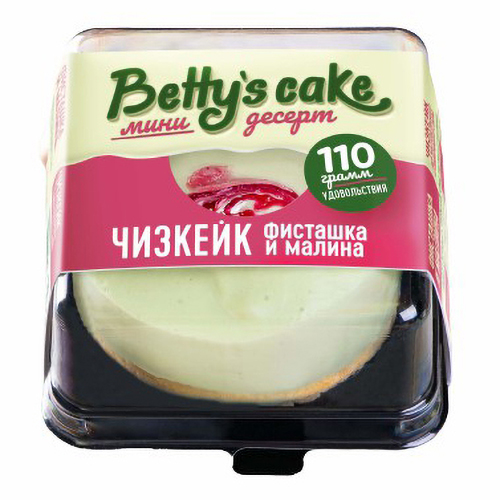 Чизкейк Betty's cake Фисташка и Малина 110 г