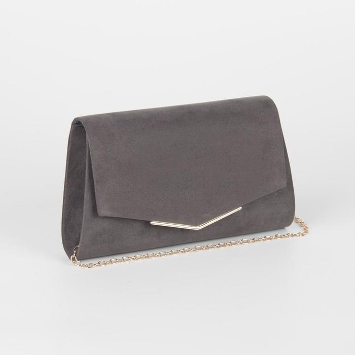 

Клатч женский NoBrand 5131595, серый, 5131595