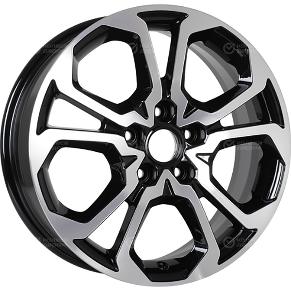 

Колесный диск K&K Arkana КС892 BFP 6.5x17/5x114.3 ET50 D66.1, Серебристый