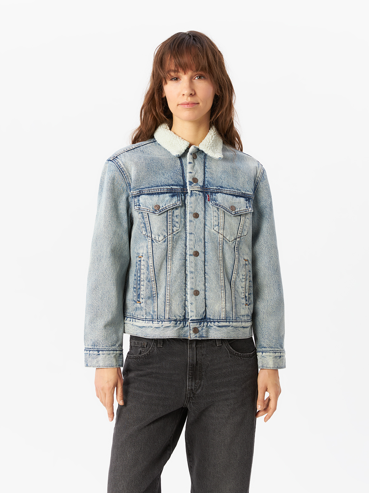 Джинсовая куртка женская Levi's 3613700260 голубая S