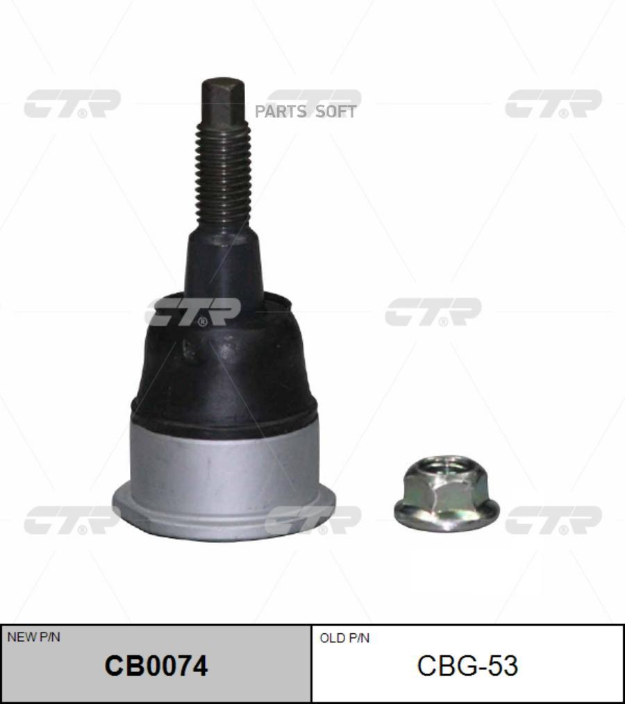 

(Новый Номер Cb0074) Шаровая Опора (Аналоги:Cbg-53=Cbg-52) CTR арт. CB0074
