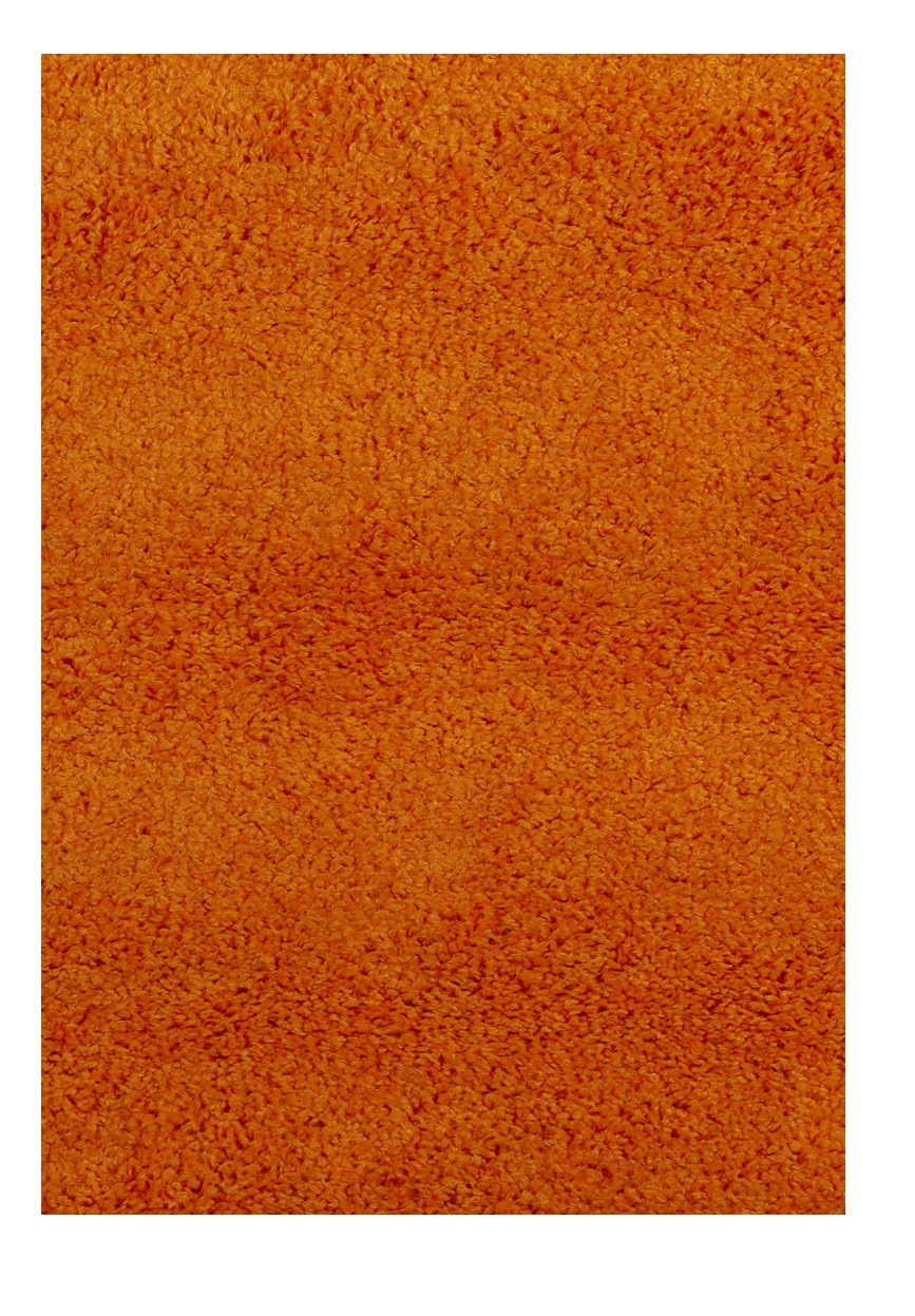 Ковер Kamalak tekstil Shaggy 100x150 см оранжевый