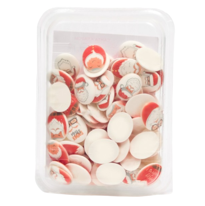 

Сахарные медальоны Top decor, "Санта Клаусы", 35 х 25 мм, набор 63 шт.