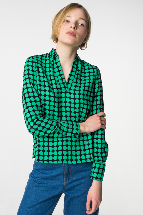 

Блуза женская Vero Moda 10210148 зеленая S, 10210148
