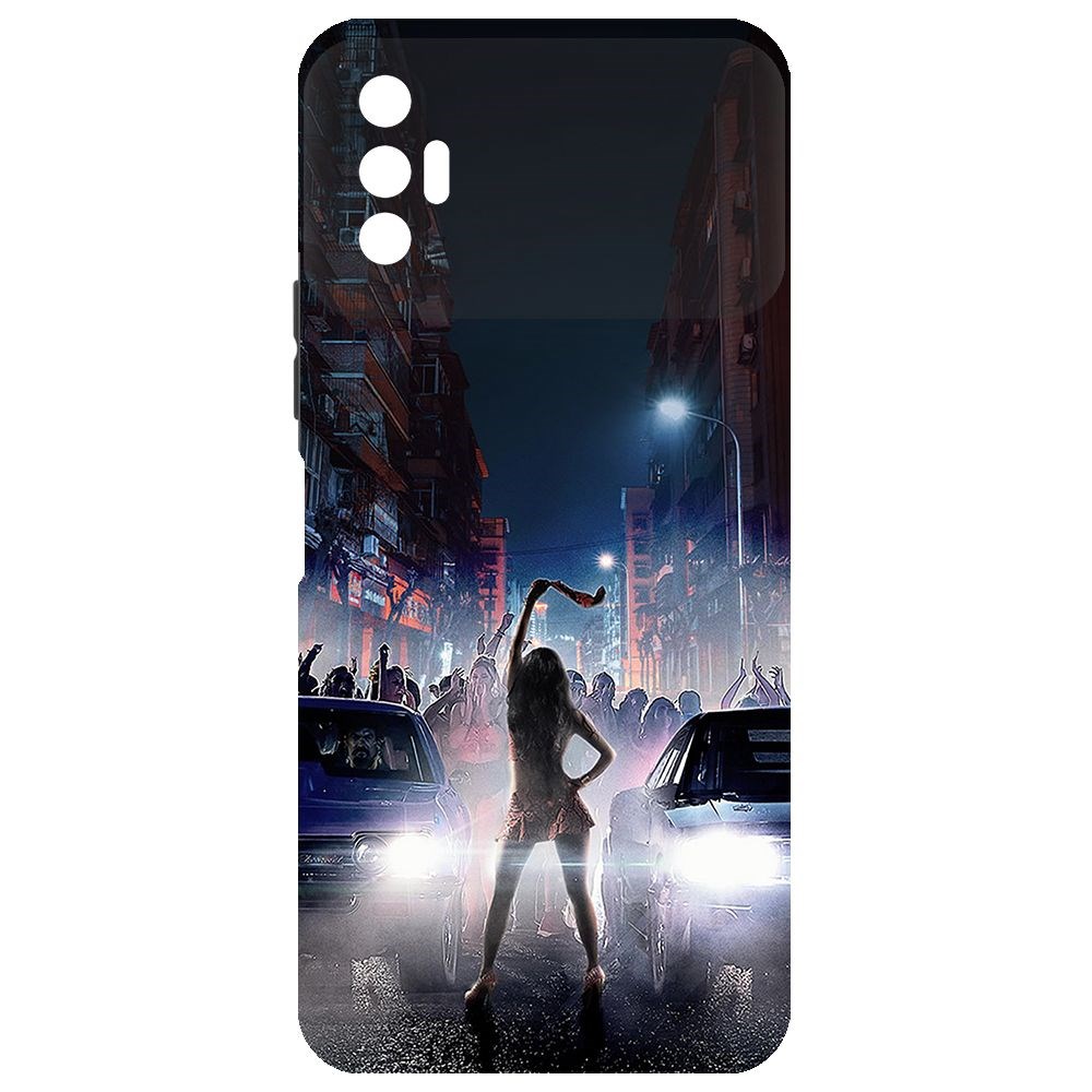 

Чехол-накладка Krutoff Soft Case Форсаж. Стритрейсинг для TECNO Spark 8P черный