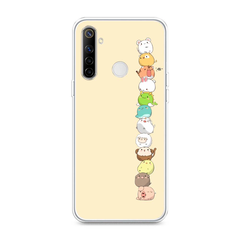 

Чехол Awog на Realme 6i "Питомцы Чиби", Разноцветный, 252950-2