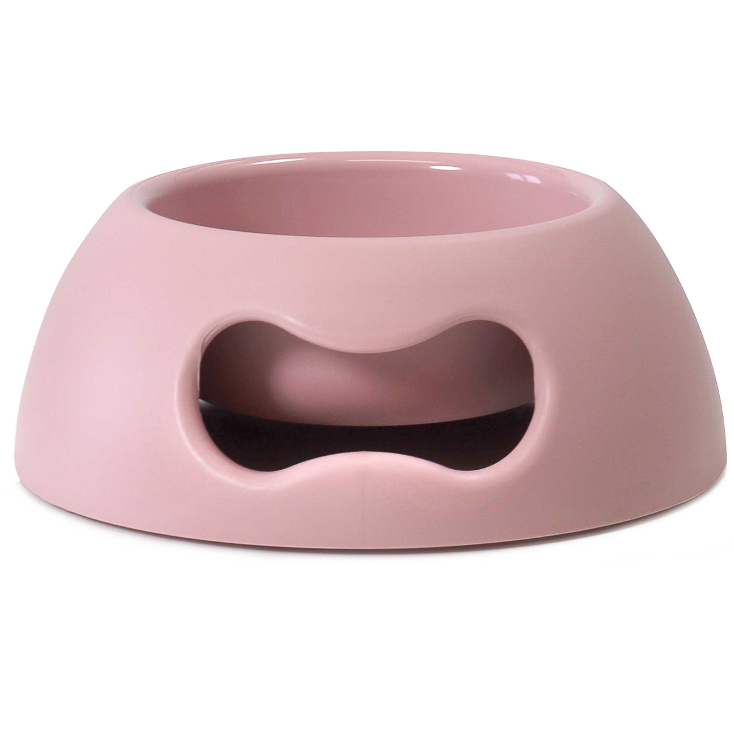 фото Одинарная миска для собаки united pets, полипропилен, пластик, розовый, 1 л