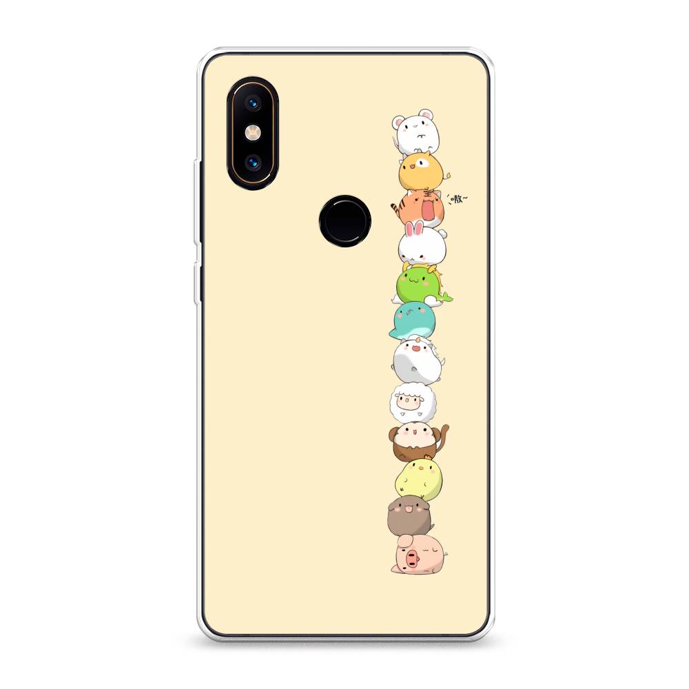 

Чехол Awog на Xiaomi Mi Mix 2S "Питомцы Чиби", Разноцветный, 33450-2