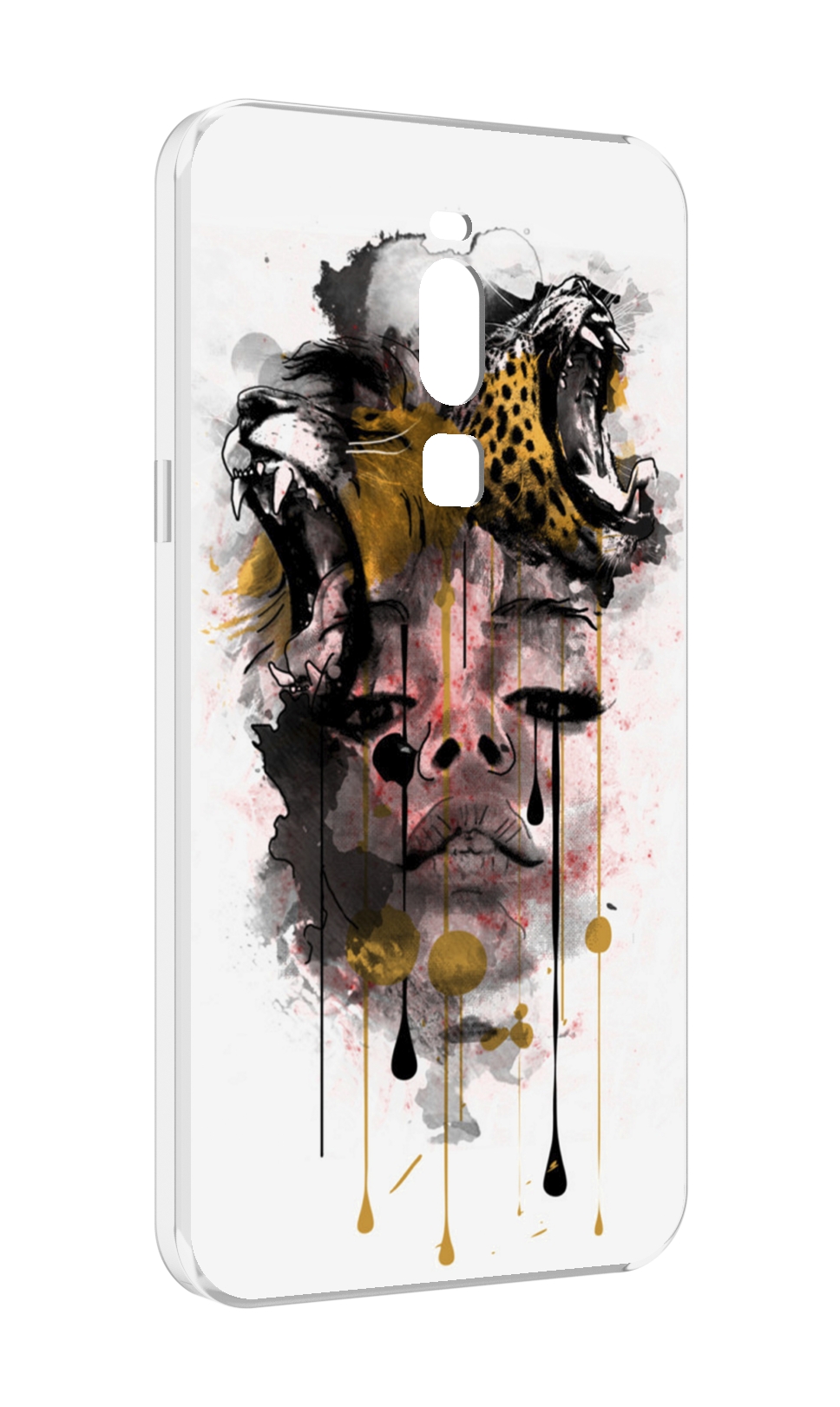 

Чехол MyPads Девушка гепард женский для Meizu Note 8, Прозрачный, Tocco