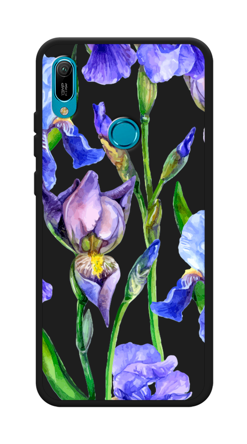 

Чехол Awog на Huawei Y6s "Синие ирисы", Разноцветный, 611552-1
