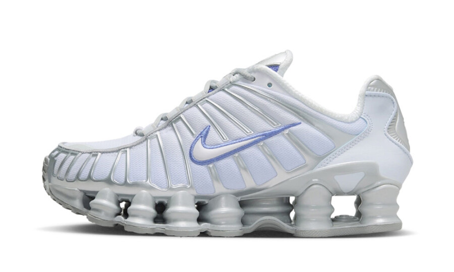 

Кроссовки женские Nike Shox TL голубые 38 EU, Голубой, Shox TL