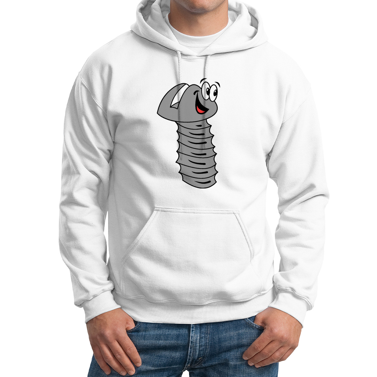 

Худи унисекс CoolPodarok Болт есть пара белое 56 RU, M0113926