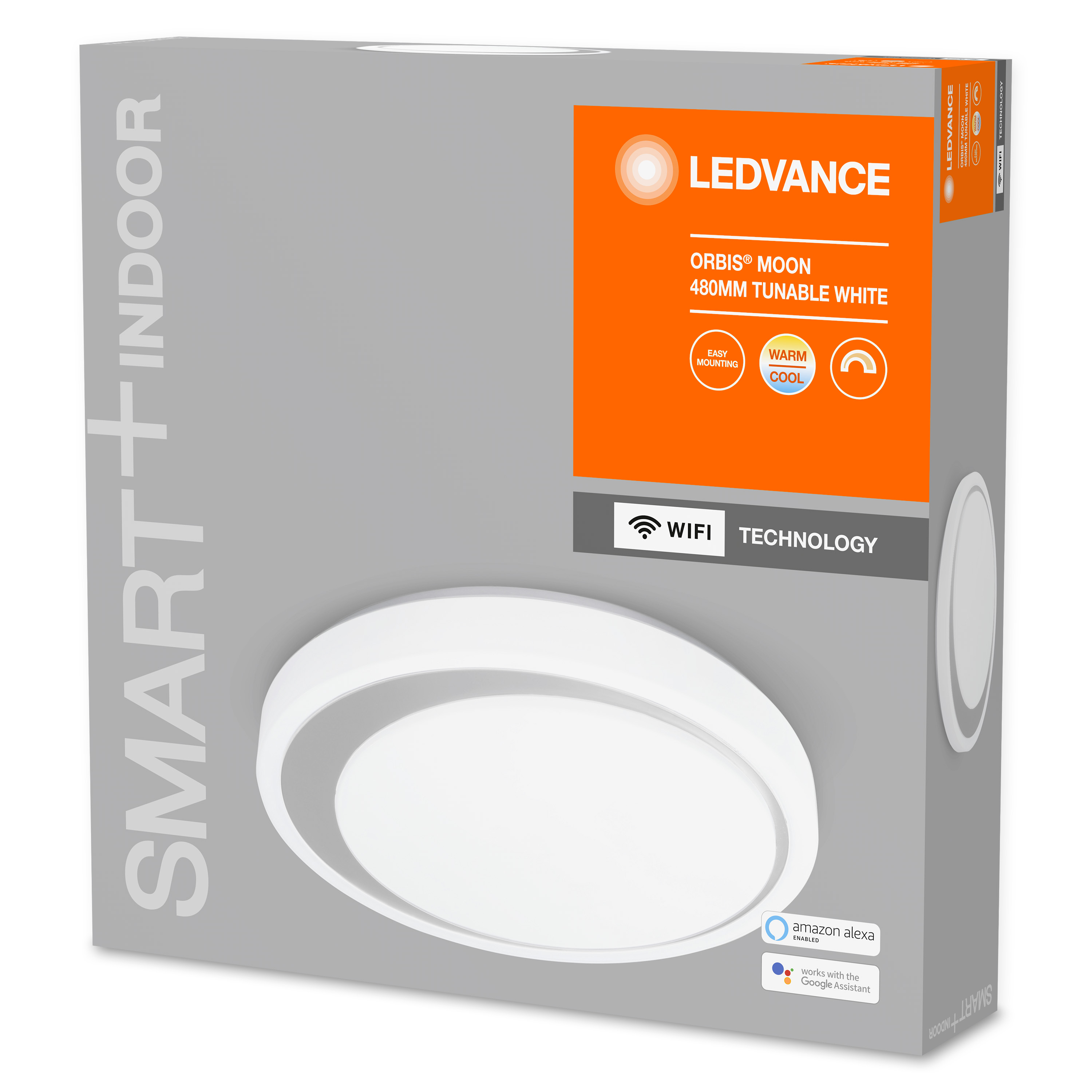 фото Круглый светодиодный светильник smart+ ledvance 32вт 3300 лм, 3000…6500 к