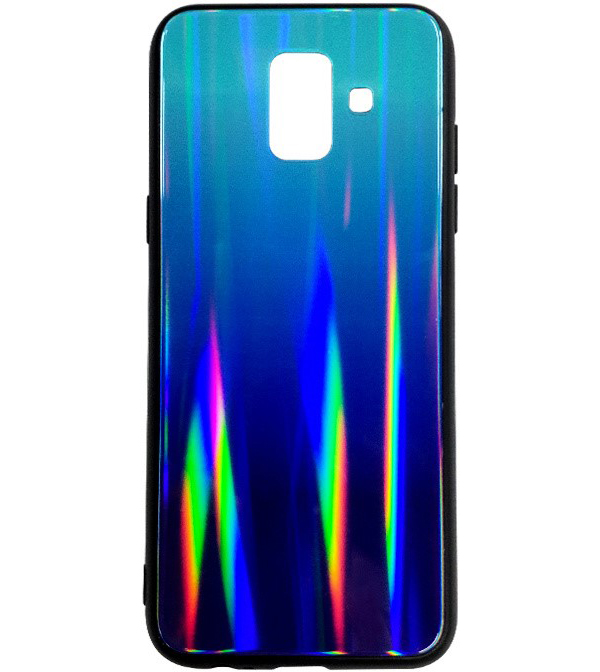 фото Клип-кейс inoi shiny gradient для samsung galaxy a6 (сине-фиолетовый)