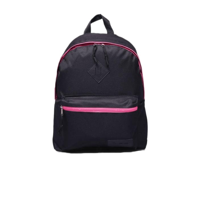 Рюкзак RISE на молнии, наружный карман, цвет черный/розовый