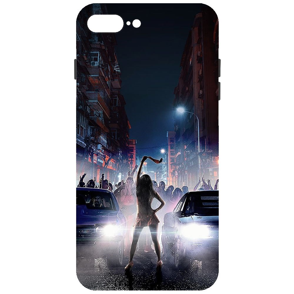 

Чехол-накладка Krutoff Soft Case Форсаж. Стритрейсинг для iPhone 7 Plus/8 Plus черный