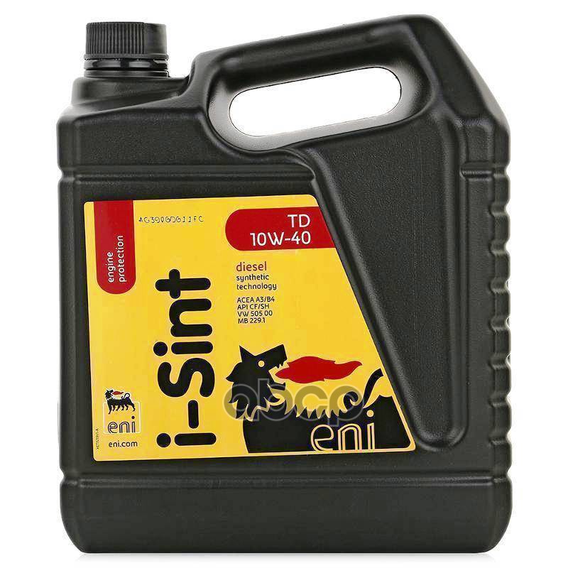 фото Eni масло eni i-sint td 10w-40 п/с 5л