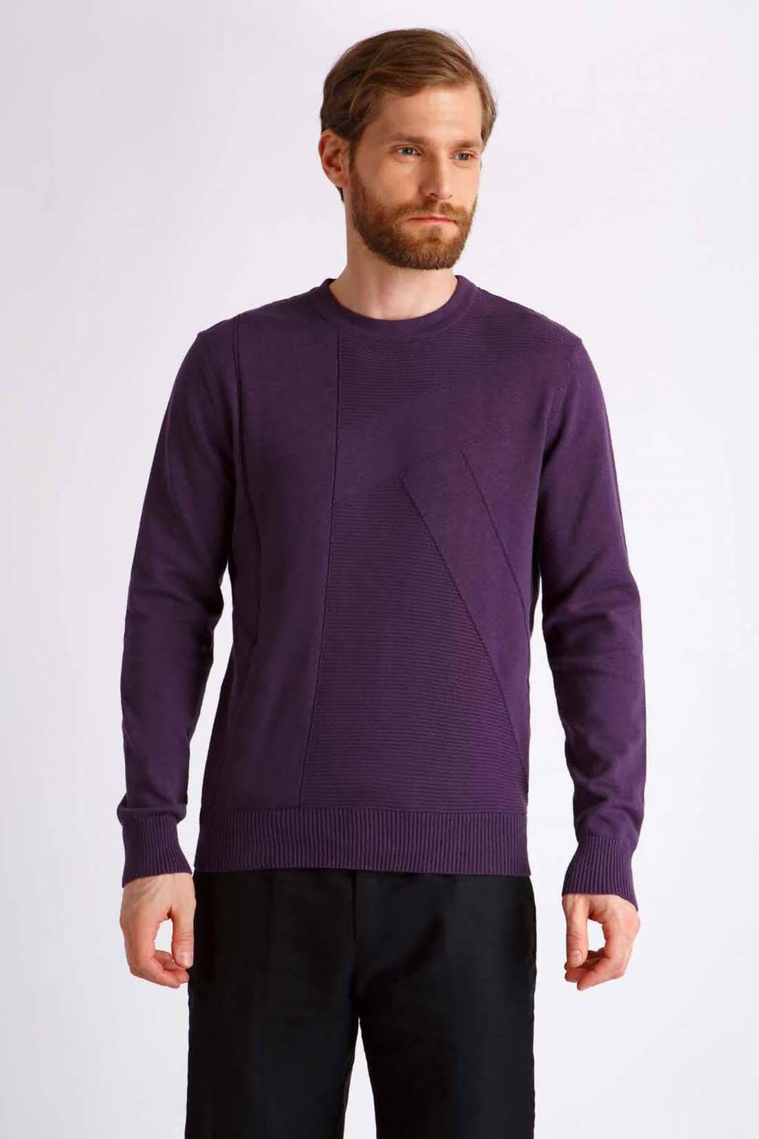 

Джемпер мужской Baon B6322020 фиолетовый XL, B6322020