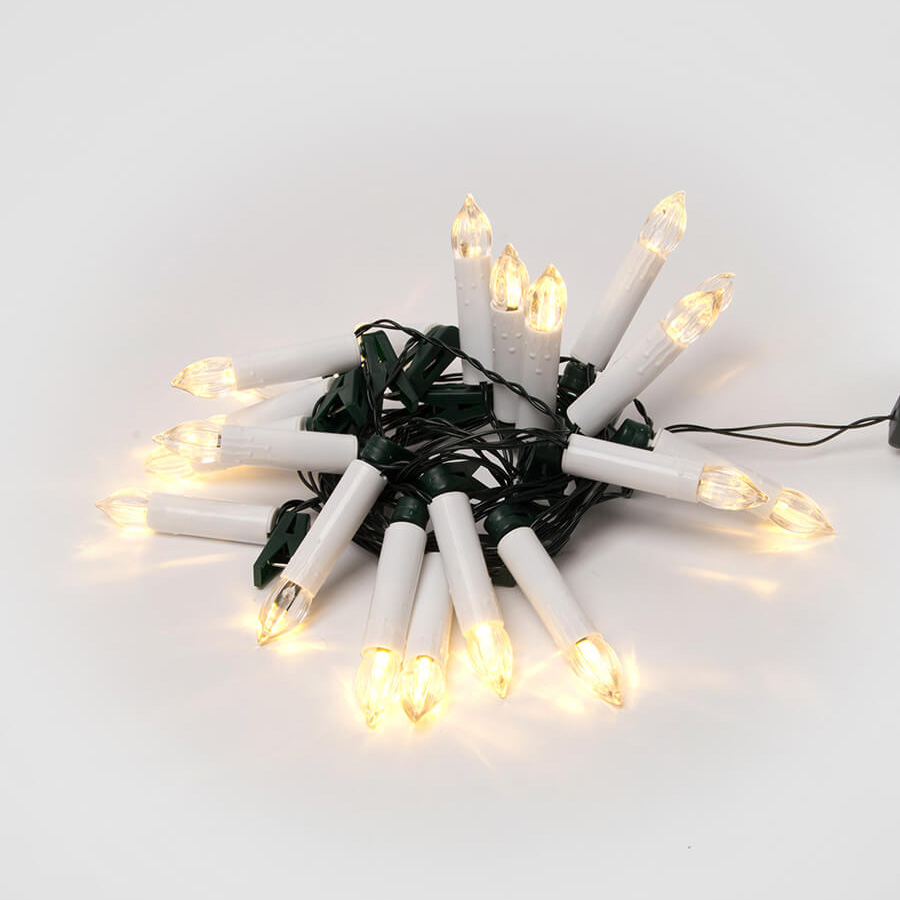 

Световая гирлянда Uniel Свечки ULD-S0400-020/SGA Warm White IP20 Candles 4 м белый теплый, Свечки