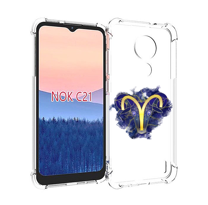 

Чехол MyPads знак-зодиака-овен-8 для Nokia C21, Прозрачный, Tocco