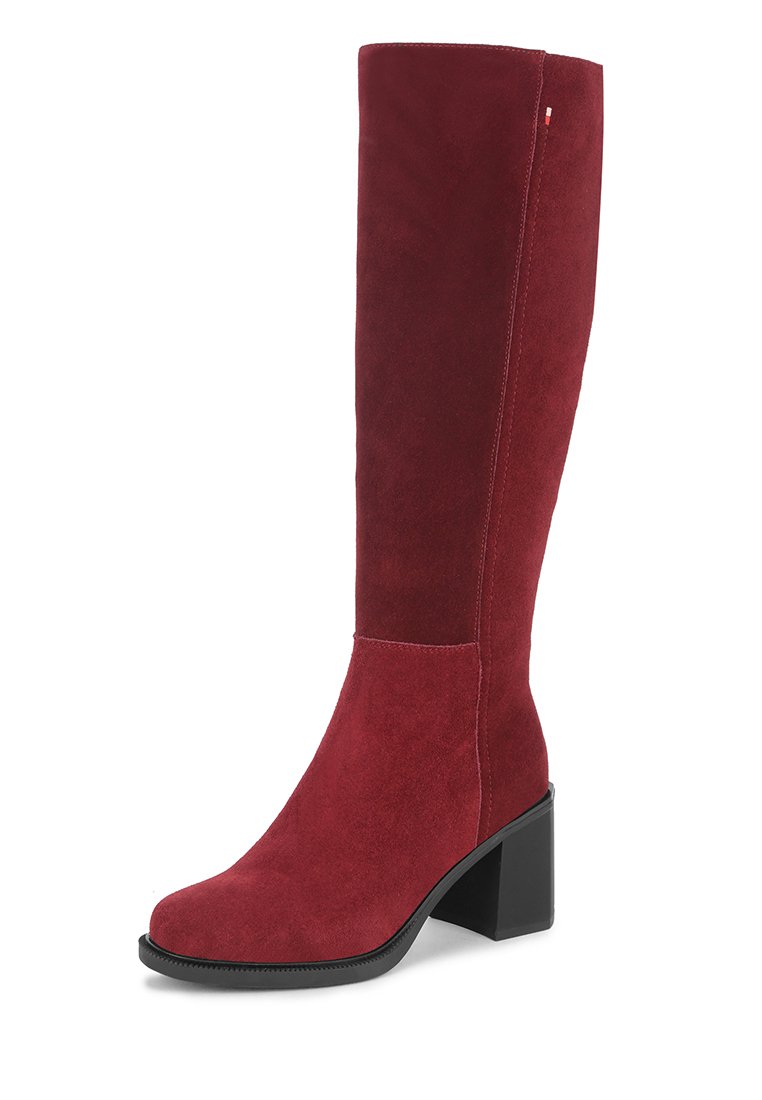фото Сапоги женские alessio nesca yc21aw-15 бордовые 40 ru