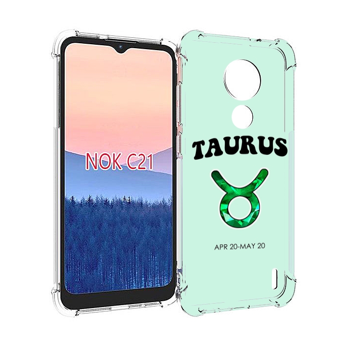 

Чехол MyPads знак-зодиака-телец-1 для Nokia C21, Прозрачный, Tocco